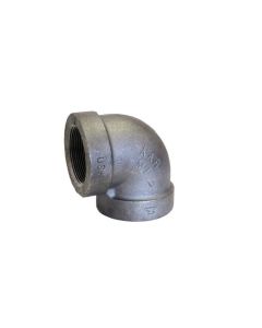 Anvil 0310500608 Fig 1161 90 Deg Straight Pipe Elbow, 1/2 In Nominal, Fnpt End Style, 300 Lb, Malleable Iron, Black Oxide, Domestic