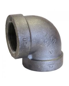 Anvil 0310501002 1 In. Extra Heavy Black Malleable 90 Elbow