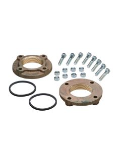 Bell and Gossett 101218LF,  3" Bronze Flange Set