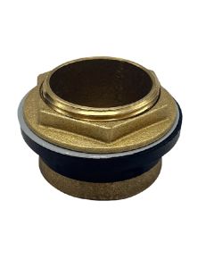 Wal-rich 1309008,  1-1/2", Brass Closet Spud with Washer