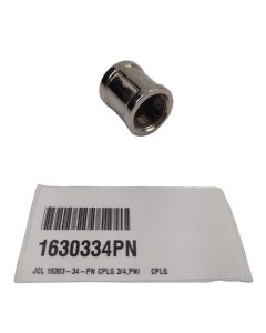 Jaclo 16303-34-PN 3/4" NPT X IPS Brass Coupling in Polished Nickel