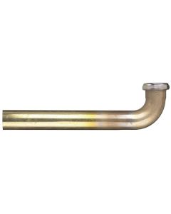 Tubular Rough Brass 17 Gauge Waste Bend 1 1/2" x 12"