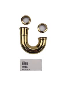 Brasstech 300/03,  1-1/2" P Trap without Flange in Polished Brass