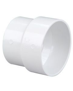 PVC DWV Sewer and Drain Adapter H x SD 3" x 4"