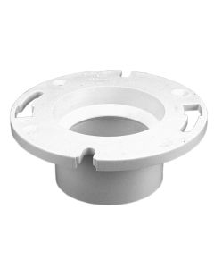 PVC DWV Flush Closet Flange with Pipe Stop 3 OR 4"