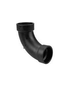 ABS Fitting LN304-015 1-1/2" Long Sweep Elbow 90° (Hub × Hub)