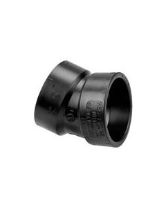 ABS Fitting LN324-015 1-1/2" Elbow 22½° (Hub × Hub)