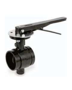 Grooved 67BFVGNL040 Butterfly Valve, 300 PSI, Lever Handle, 4" GRV x GRV