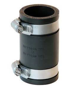 Rubber Coupling PVC to Cast Iron (or Cast Iron to PVC) 1 1/4"