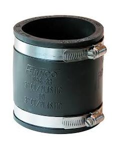 Rubber Coupling PVC to Cast Iron (or Cast Iron to PVC) 3"