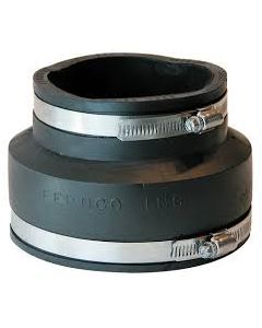 Rubber Coupling PVC to Cast Iron (or Cast Iron to PVC) 5" x 4"