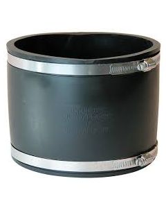 Rubber Coupling PVC to Cast Iron (or Cast Iron to PVC) 6"