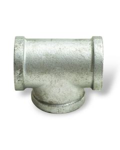 1 1/2" x 1 1/2" x 1 1/2" Galvanized Malleable Tee