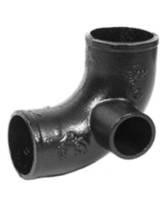 Imp No Hub Cast Iron Side Outlet Elbow 3" x 2"