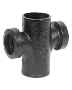 Imp No Hub Cast Iron Cross Tapped TY 2"