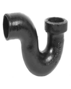 No Hub Cast Iron Tapped P-Trap 1 1/2"