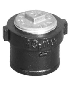 No Hub Cast Iron Cleanout Ferrule Plug 3" x 2 1/2"
