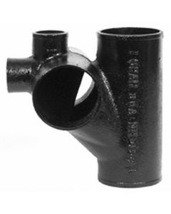 No Hub Cast Iron 464 Vented Cross Tee