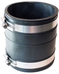 Rubber Shear Ring Coupling PVC to Cast Iron (or Cast Iron to PVC) 6" sr-25 fernco 6 shear band