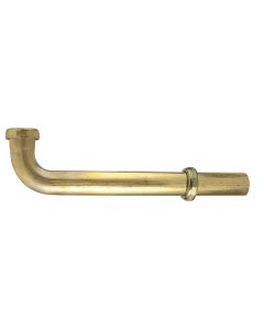 Tubular Rough Brass 22 Gauge Slip Elbow 1 1/4" x 12"