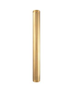 Tubular Rough Brass 22 Gauge Threaded Both Ends 1 1/4" x 12"