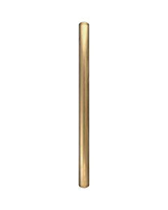 Tubular Rough Brass 17 Gauge Threaded Both Ends 1 1/2" x 24"