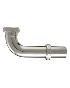 Tubular Chrome Plated 22 Gauge Slip Elbow 1 1/4" x 6"