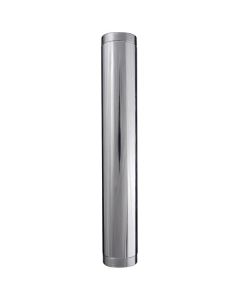 Tubular Chrome Plated 22 Gauge Threaded Both Ends 1 1/4" x 8"