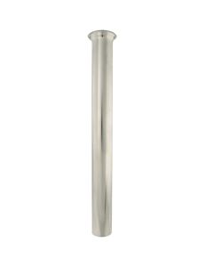 Tubular Chrome Plated 22 Gauge Tail Piece 1 1/4" x 12"