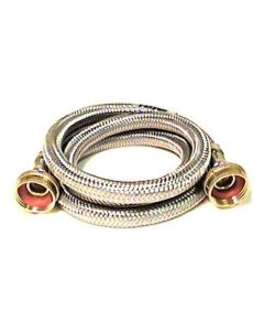 Wal-rich WM-6, 3/4 inch X 6' Braided Stainless Steel Washing Machine Connector