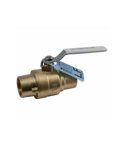 Apollo 77FLF20501, 1" Sweat Full Port Brass Ball Valve (Lead Free)