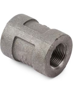 Black Malleable Extra Heavy Coupling 1 1/2"