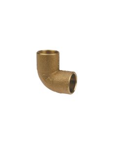 Nibco B056350, 707, 1-1/2" X 1/2" C x C 90° Close Rough Bronze Elbow