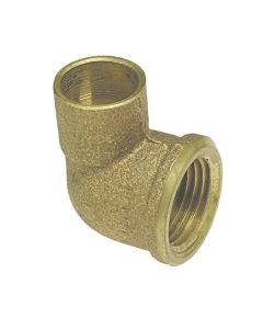Nibco B064900, 707-3 1-1/4" X 3/4" C x FNPT 90° Cast Bronze Elbow