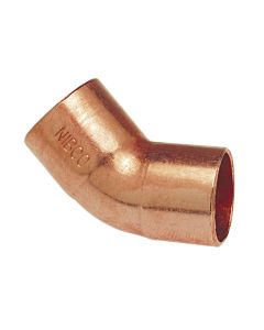 Nibco 9042860, 606 5/8" C x C 45° Copper Elbow