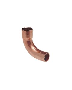 Nibco 9080600, 607-2-LT 1" Ftg x C 90° Long Radius Copper Elbow