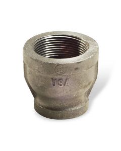Black Cast Iron Concentric Reducer 1 1/2" x 1 1/4"