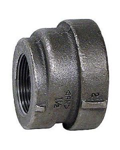 Black Cast Iron Eccentric Reducer 1 1/4" x 1/2"