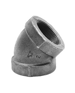 Black Cast Iron Elbow 45 1 1/2"