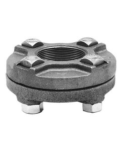 Black Cast Iron Flanged Union 1 1/2"