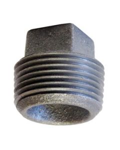 Black Cast Iron Plug 1 1/2"