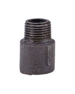 1 1/2" Black Malleable Extension Piece