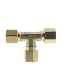 Brass Compression Tee 1/2" x 1/2" x 1/2"