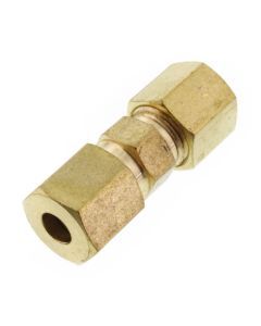 Brass Compression x Compression Union 3/8" x 1/4" 3/8x1/4 compression coupling lf