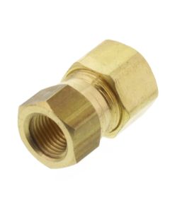 Brass Compression x Female Straight Adapter Iron Pipe 1/2"