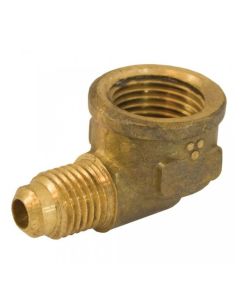 Brass Flare x Female Iron Pipe Elbow Adapter 1/2"