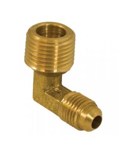 Brass Flare x Male Iron Pipe Elbow Adapter 1/2"