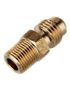 Brass Flare x Male Straight Adapter Iron Pipe 1/2"
