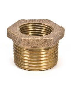 1 1/2" X 1 1/4" Brass Hex Bushing