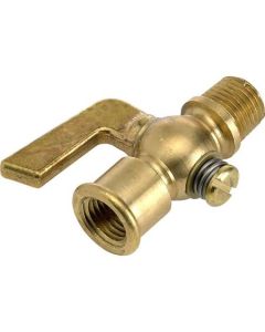 Brass Male Iron Pipe x Female Iron Pipe Petcock 1/4"